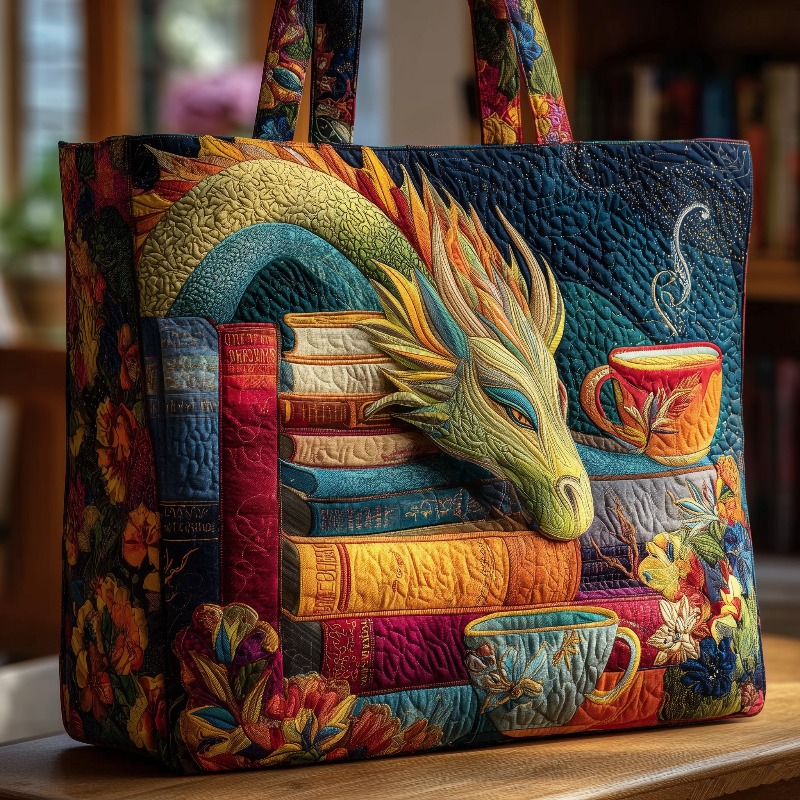 quilted tote bag sold on Temu United States