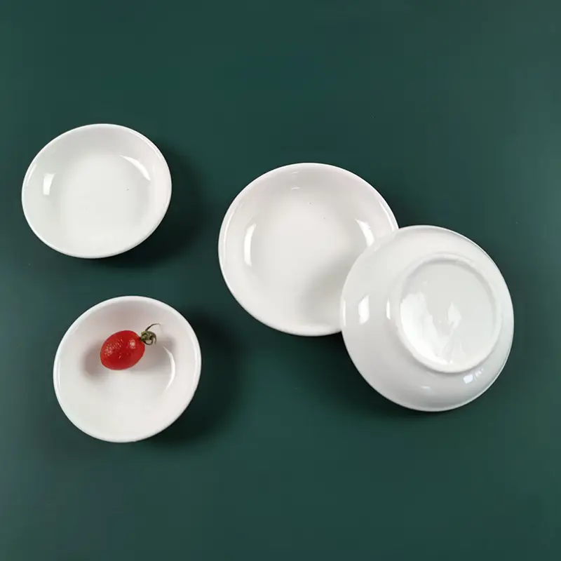 20pcs 3 5 inch white porcelain ramekins stackable dipping bowls thick restaurant grade sauce dishes for sushi soy sauce condiments kitchen essentials round shape ceramic material sushi and condiments sushi accessories round ramekins durable ceramic Product details 2