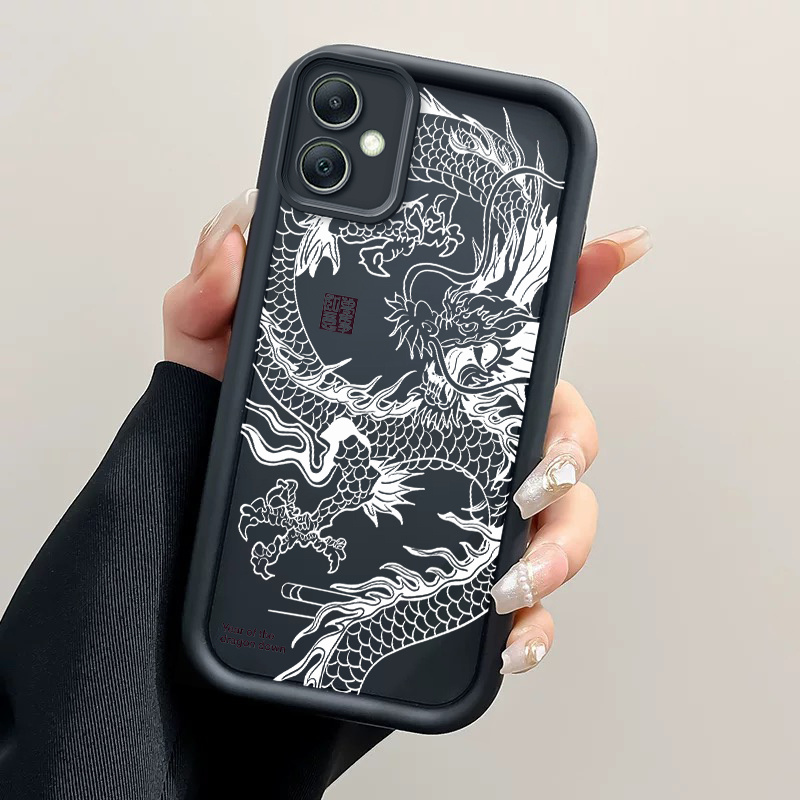 TEMU Dragon Phone Case Suitable For For Galaxy A06| Galaxy A06 5g Soft Tpu Shockproof Shell For Men And Women Full Coverage Protective Back Cover