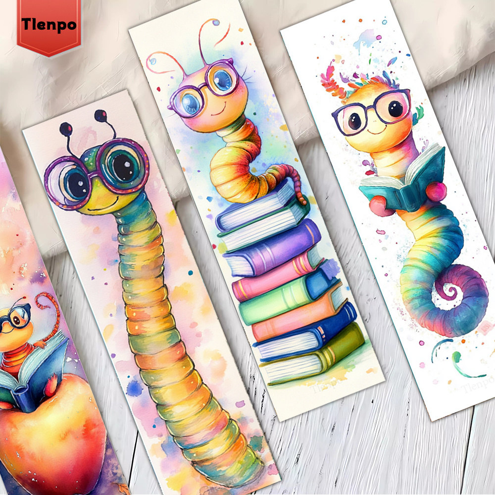 32pcs, Anthropomorphic Bookworm Bookmarks. Bookworm Bookmarks Are Reading Additions, For , And An Indispensable Must-have For Any Reader