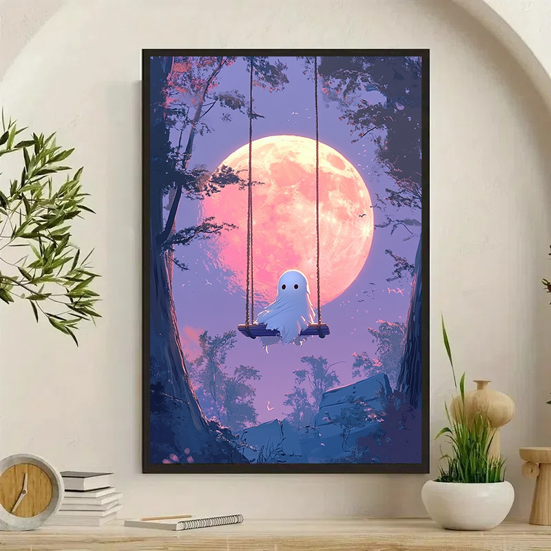 1pc póster lona en columpio sin Temu Peru