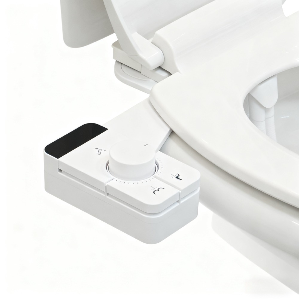 Zree Dual Nozzle Toilet Seat With Adjustable Water Pressure & Self-cleaning System - , , European G3/8