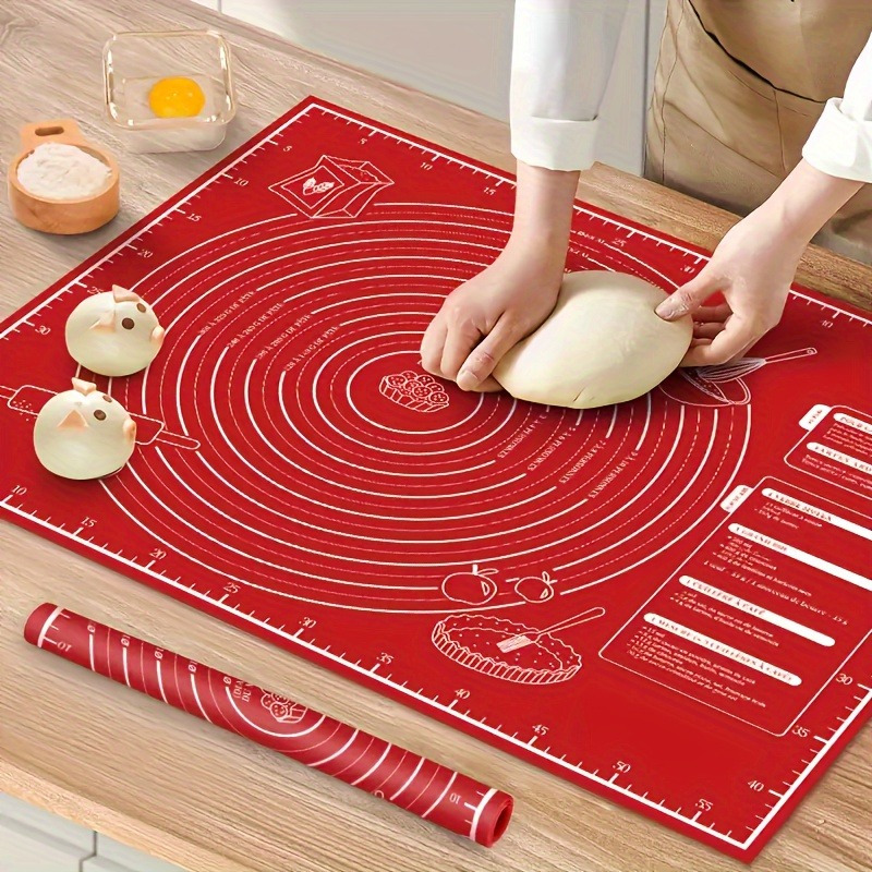 

Extra-large Pastry Mat - Ideal For Baking, Dough Rolling & Countertop Protection - Cookies, Candy & Bread Making - Essential Kitchen Tool, Cookies, Candy, Bread Making