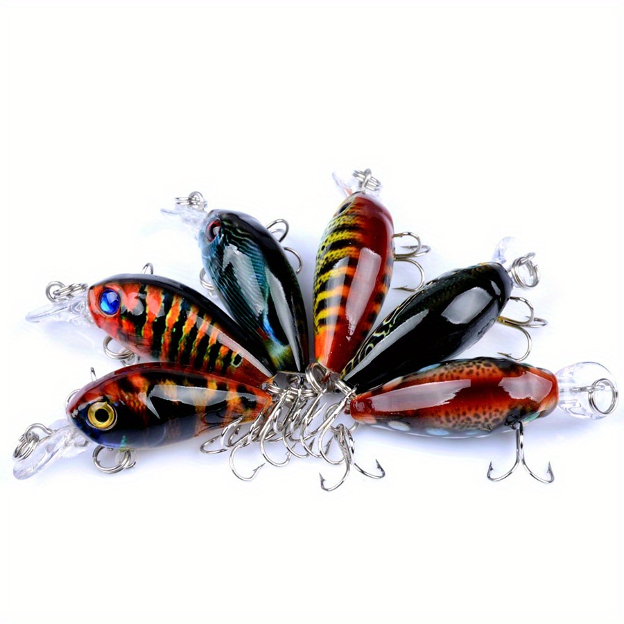 6 stck knstlicher kder fisch swimbait topwater kder - Temu Austria