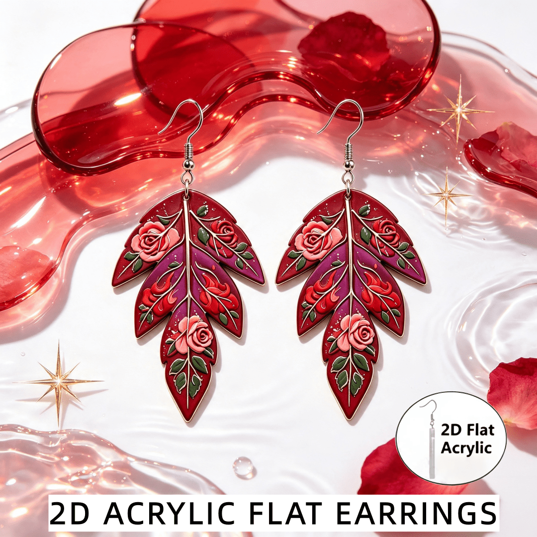 Women's Vintage Boho Floral Drop Hook Earrings