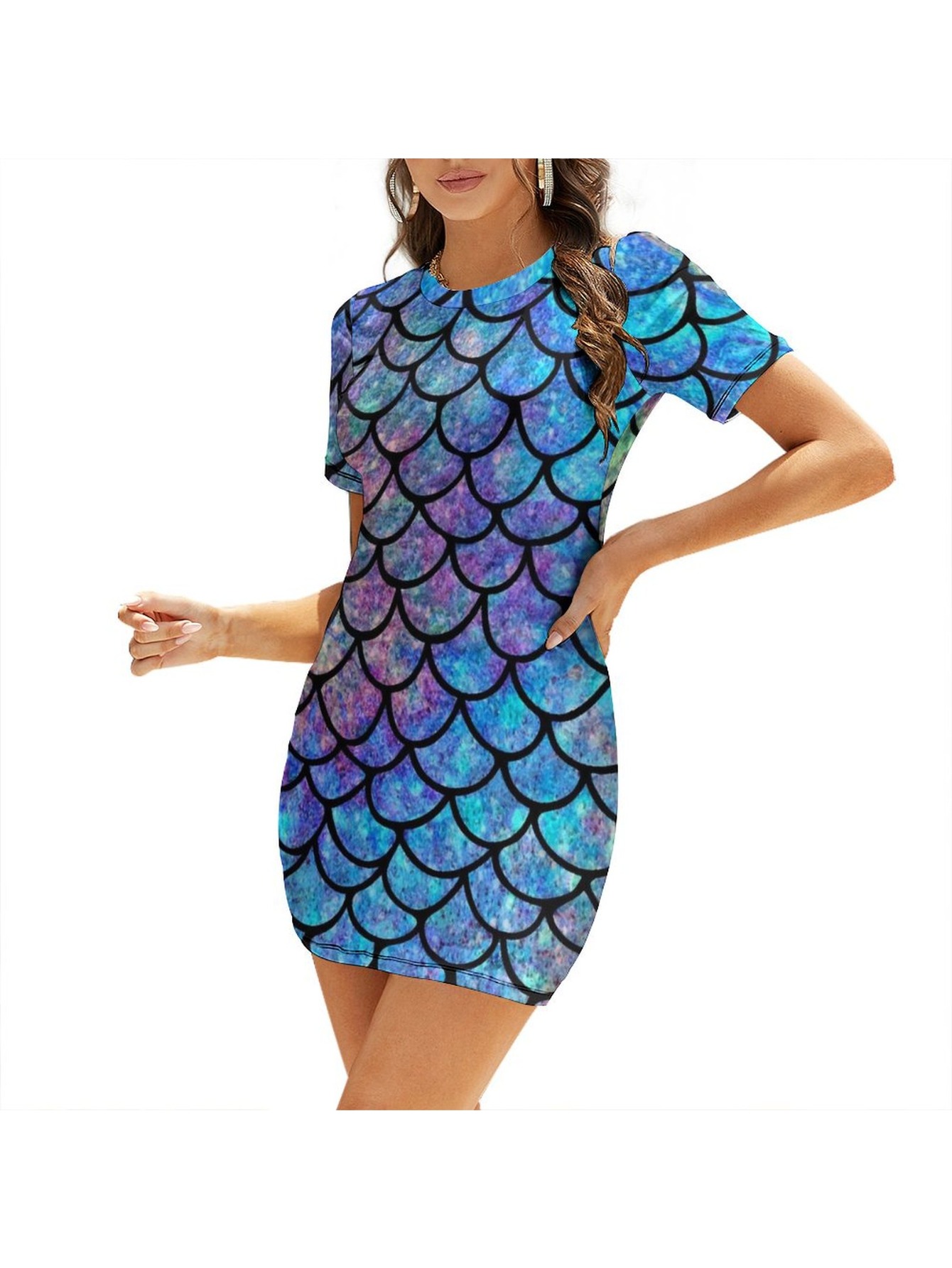 princess polly baby blue dress Dorothea Mini Dress main image 0