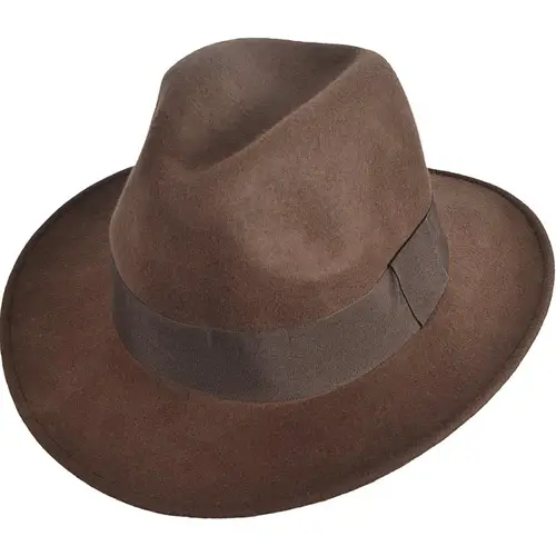 elegant felt wool wide brim fedora hat for men and women with hat band