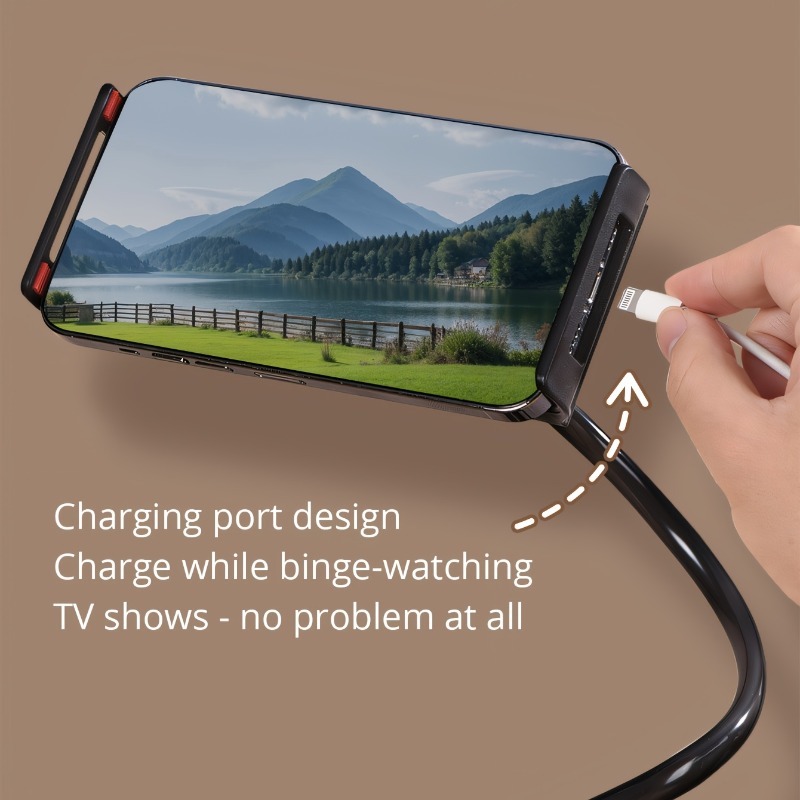 supporto universale per telefono con tubo flessibile    , supporto   per tablet, stabile -oscillazione con angolazione regolabile, a clip per uso su scrivania o comodino.   per  -watching, lavoro dufficio  . può     per  , ramadan,   o Dettagli dell'articolo 6