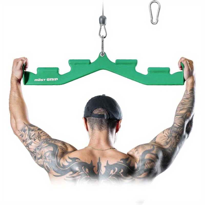lat pull down bar with ergonomic handles neutral grip lat