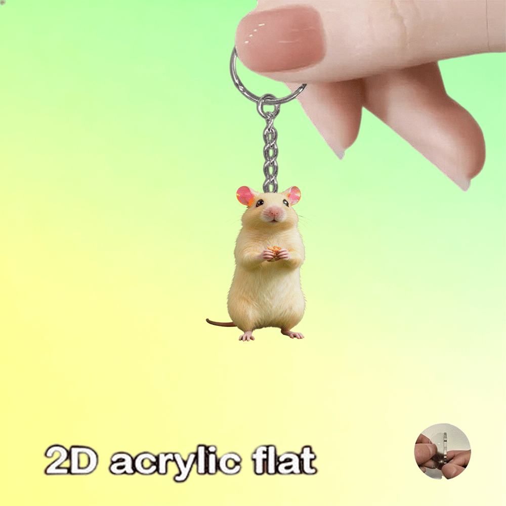 rat keychain sold on Temu United States