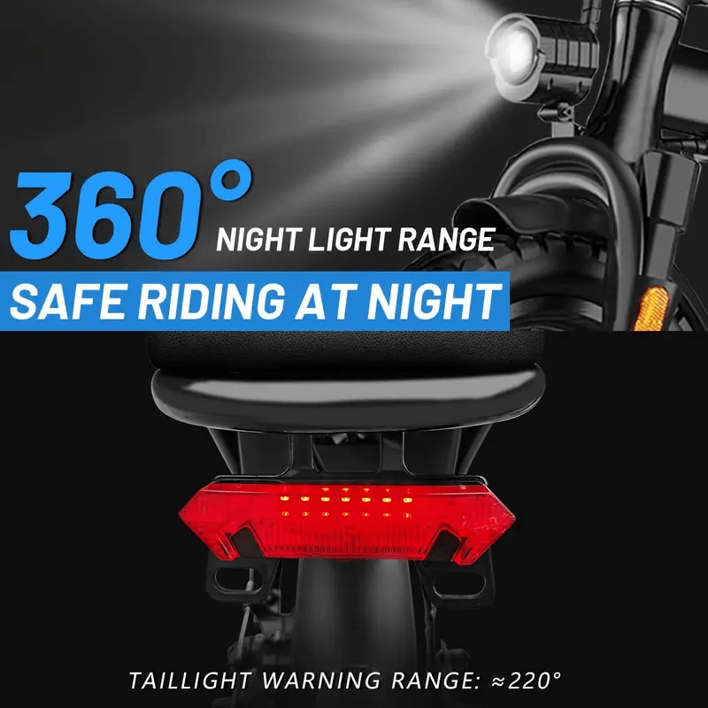 500w - long-range commuter electric scooter with 48v battery, 20-mile range, 19mph  , 14 fat tires, 200lbs   capacity, shock-absorbing seat, and foldable design for adults Product details 5