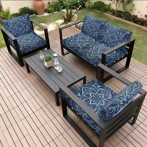 2 4 6 8pcs 2d flat printed sofa cushion cover vintage blue green pattern sofa cushion cover suitable for indoor courtyard and outdoor decoration elastic milk washable 2d flat