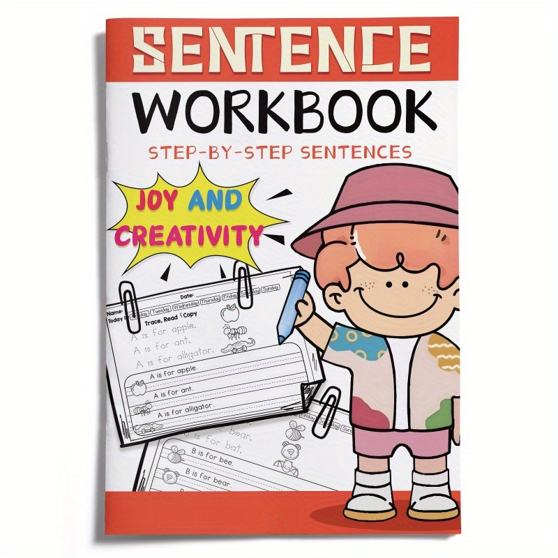 An Engaging Workbook for Children to Learn The Art of Forming Basic Sentences