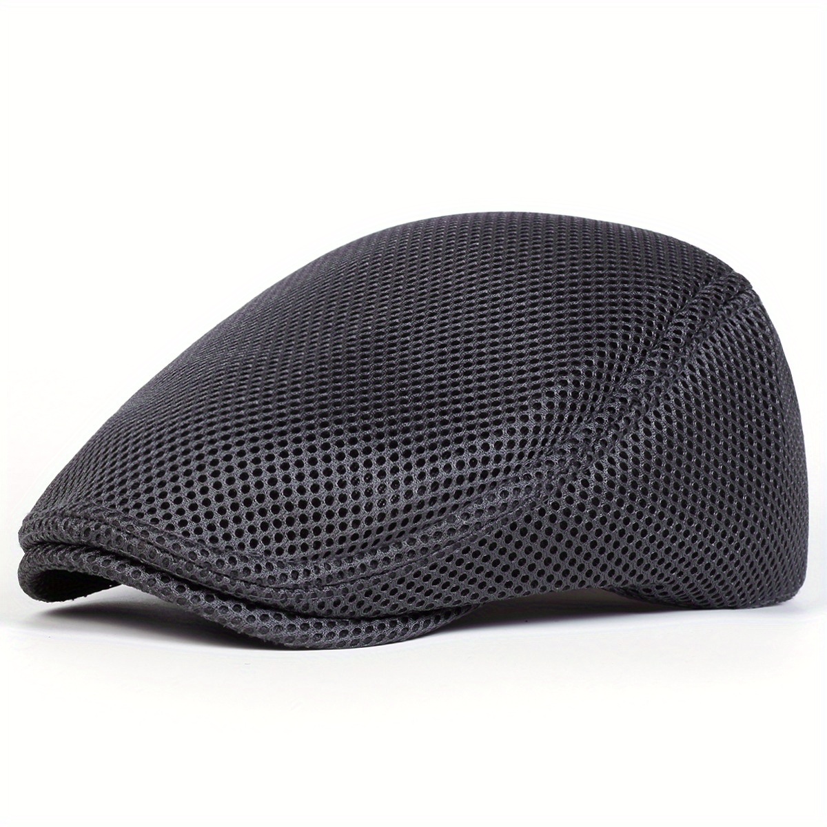 Women's Mesh Solid Color Newsboy Hat, Breathable