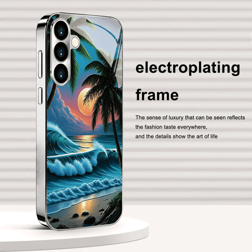 item picture phone case coconut tree night scene suitable for samsung galaxy s26 s25 s24plus s24ultra s23ultra s23plus s23 s22ultra s21 s21 a05s a14 a53 a34 a33 a35 a55 a54zq4202634bl254