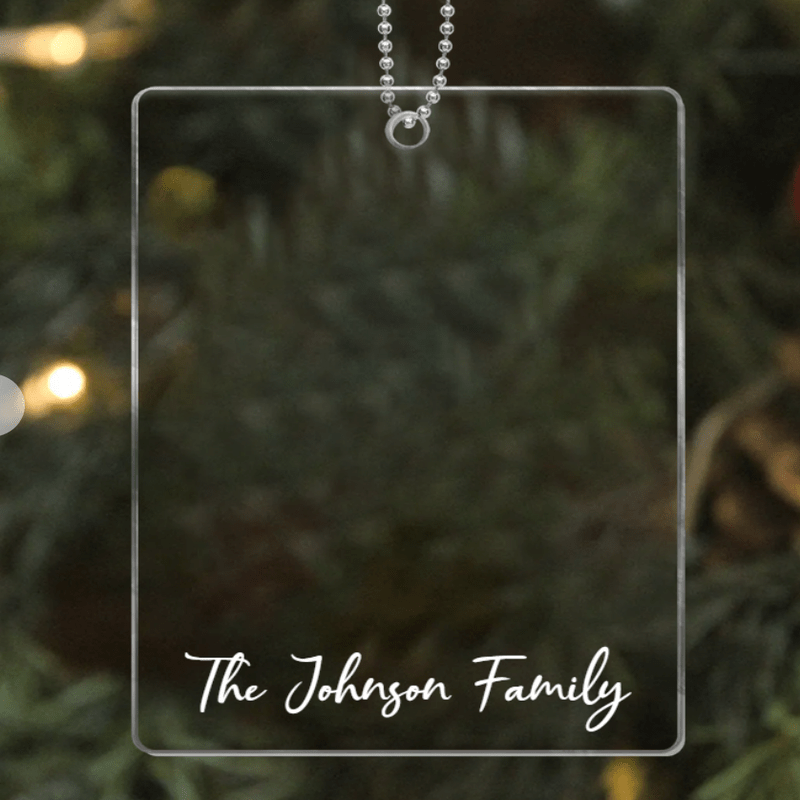 TEMU 2d Flat, Customizable With 1-9 Names, Decorative Pendants, Personalized Spelling Designs, Christmas Home Decorations, Christmas Tree Ornaments,