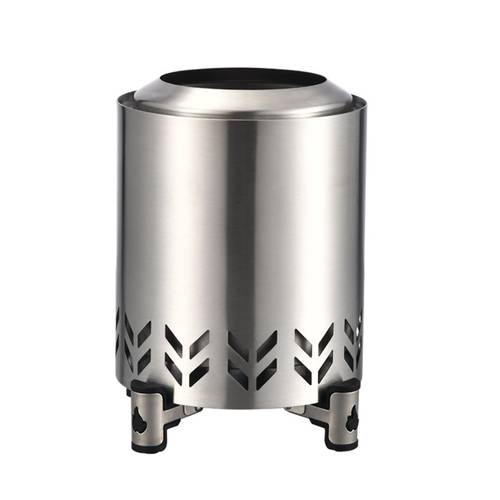 portable smokeless fire pit outdoor camping stove for patio backyard tabletop pellet heater with stand pellet fire bowl for outdoor use