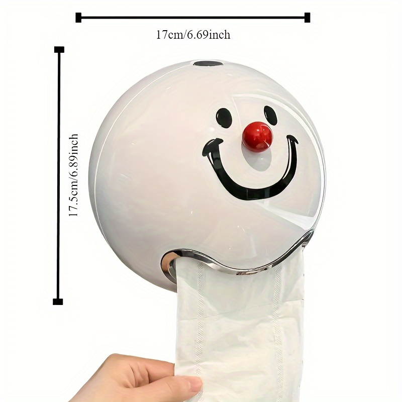  face wall mounted tissue holder no drilling required self plastic bathroom organizer with design for modern bathrooms toilet paper storage containers Product details 2