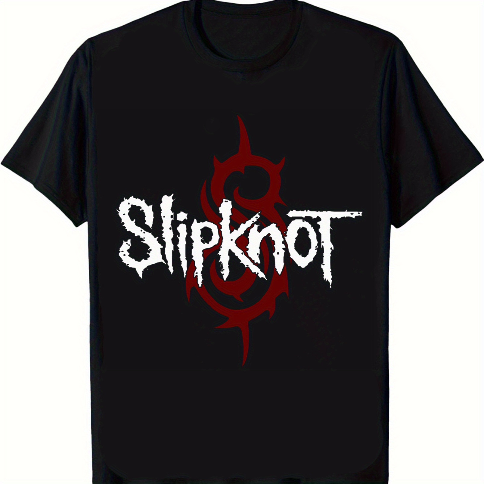 

Slipknot-inspired Men's Cotton T-shirt - Casual Short Sleeve, Crew Neck, Summer Fashion Top In