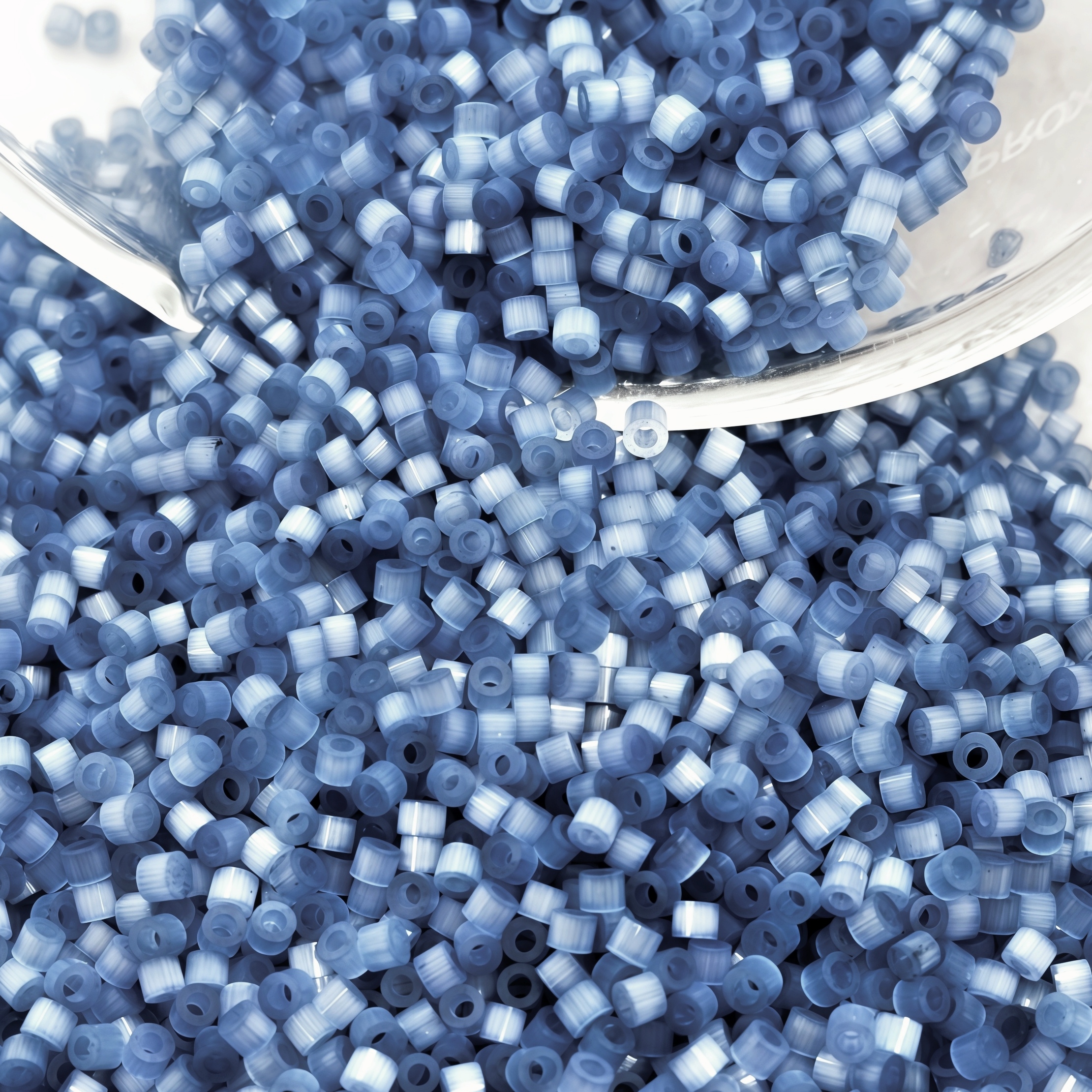 TEMU Kit de perles, perles de verre brillantes d' 1,6 mm, 900 pièces/5 G, perles d'espacement en verre, convient pour , , chevilles faits à , la