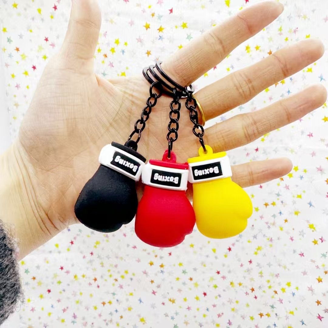 TEMU 彼女/彼へのギフト ティブなボクシンググローブキーホルダー、ミニサンドバッグ装飾ペンダント、なキャラクターキーホルダー、車の装飾・レディースバッグに最適、親友への理想的な贈り物
