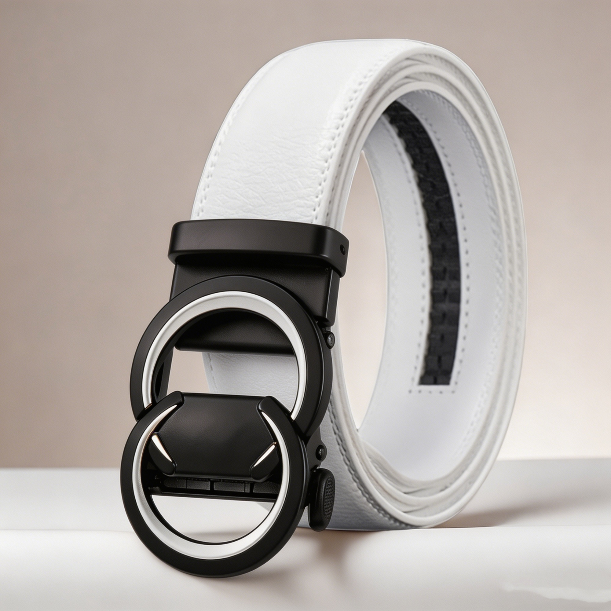 Image of Poyyas Stylish Metal Belt For Women Men Automatic Belt Green Belt Trend Casual Belt Men's Belt Gift For Husband And Father