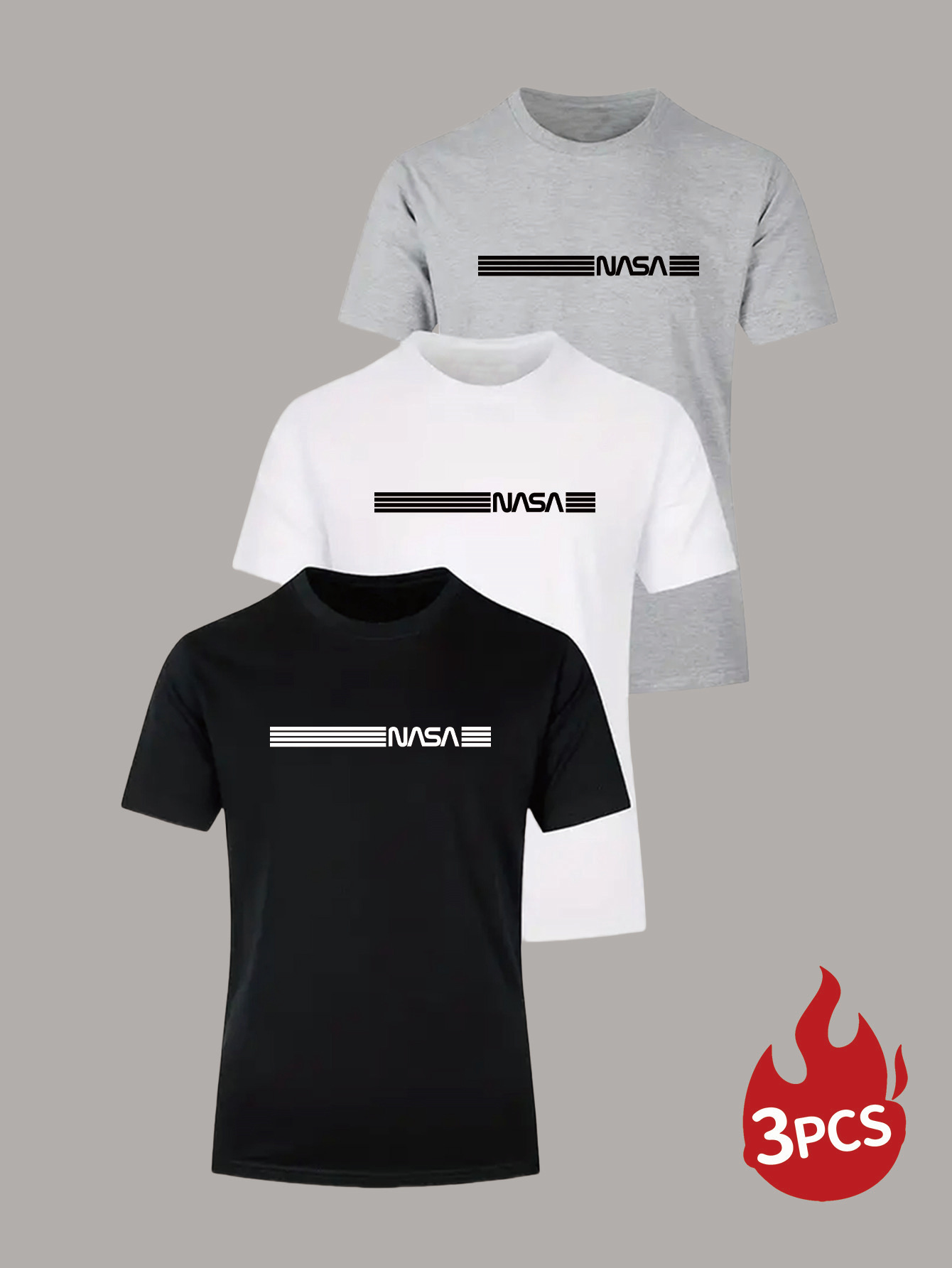 conjunto camisetas manga corta hombre en negro Temu Ecuador