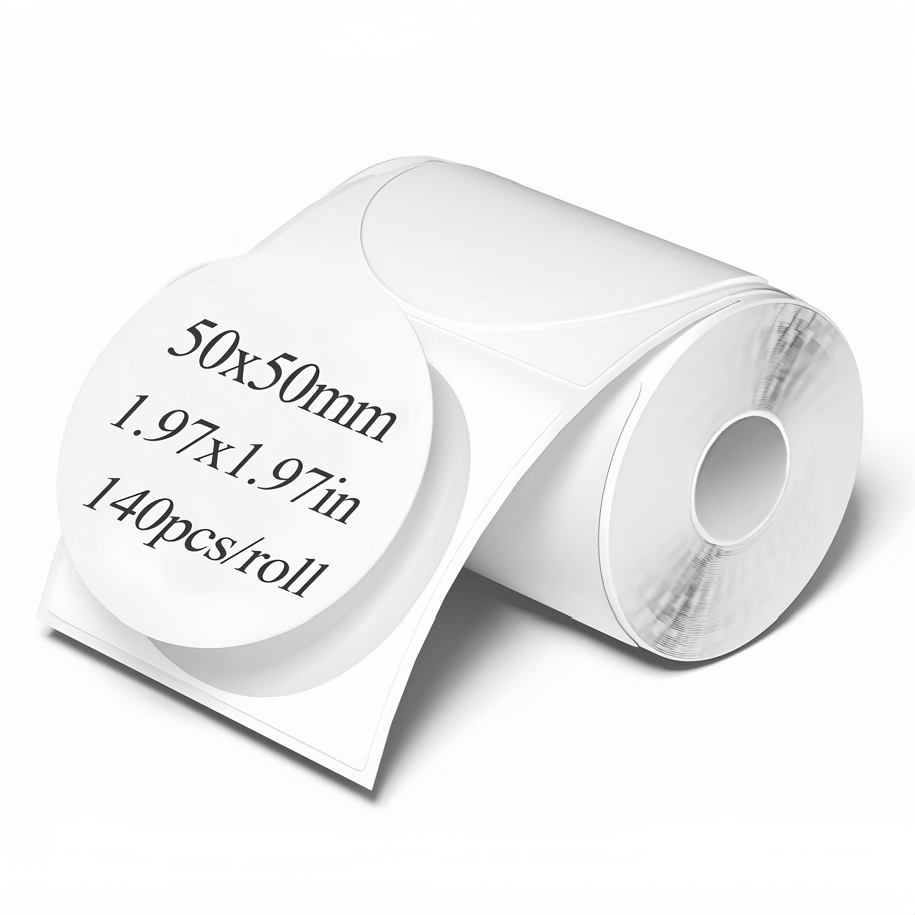 TEMU Stickers, Compatible With M110 Label Paper, 50*50mm / 1.97*1.97in - 140 Labels Per Roll. Suitable For Small Portable Paper Rolls For Portable