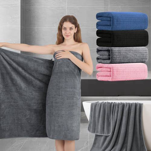 4pcs extra large bath sheet 35 x70 inch ultra soft fluffy towel oversized bath towel set premium microfiber bathroom towel set absorbent quick towel for bathroom