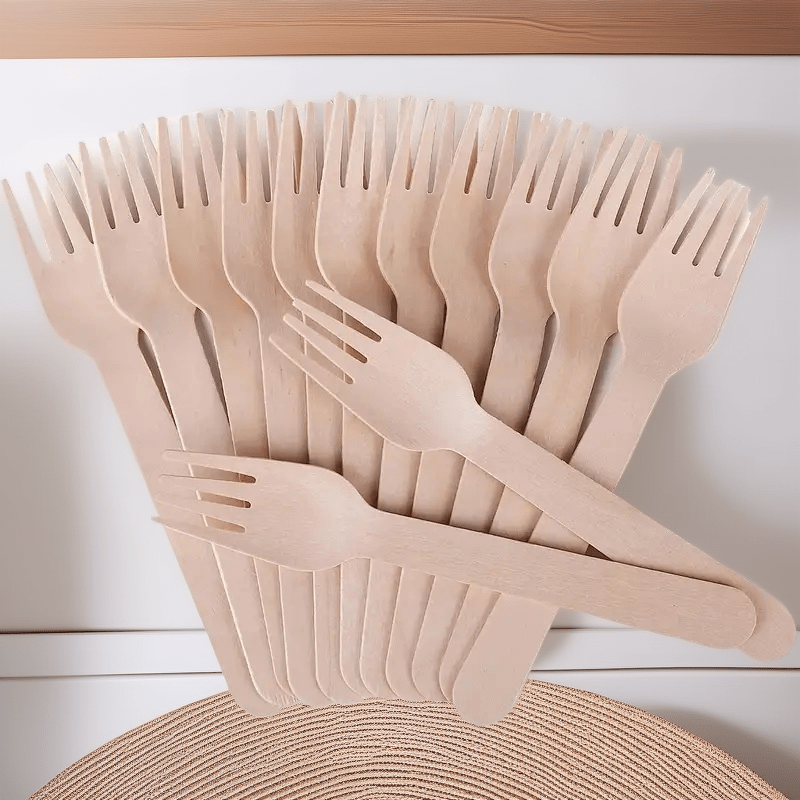 50/100 *-Einweggabeln */5,51 Zoll Einweg-*-Geschirrset – * für Partys im Freien, Hochzeiten *-Küchenstühle, Zubehör, Thanksgiving-Geschirr