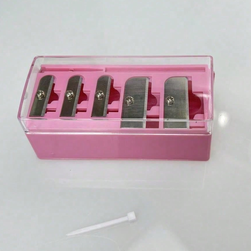 1pc Eyebrow Pencil Makeup Pen Set With Pencil Sharpener, Convenient Multifunctional Portable Pen Holder