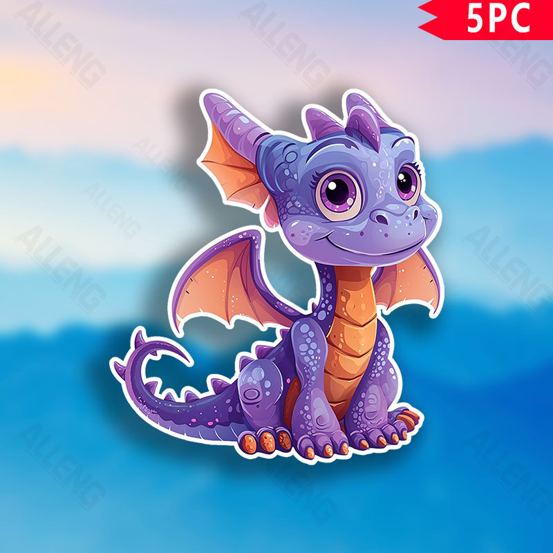 Fensterbilder-Set Drachen & Schloss – 7-teilig, Statisch Haftend & Wiederverwendbar Für Fenster & Fliesen