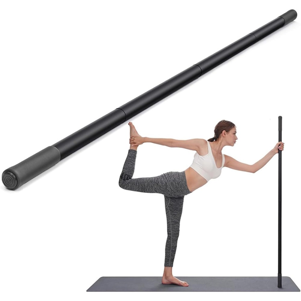 Yoga Stick, 1.5m Adjustable Yoga Stretching Stick, Mobility Stick Made Of Stainless Steel For Stretching, Multifunctional Exercise Stick For Fitness Balance, Stretching
