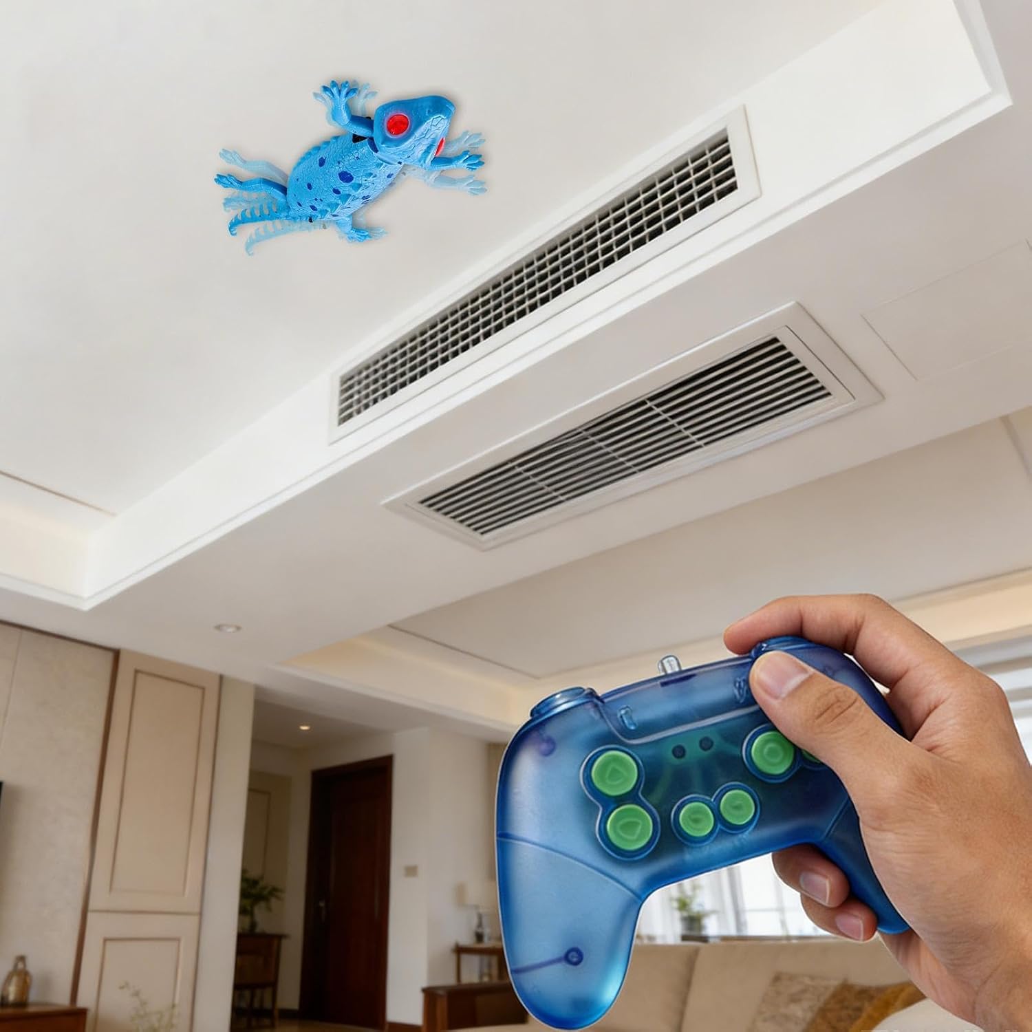 Wall Climbing Lizard Model With Vacuum Suction Movement, Hand-eye Coordination Educational Tool Perfect Birthday Gift