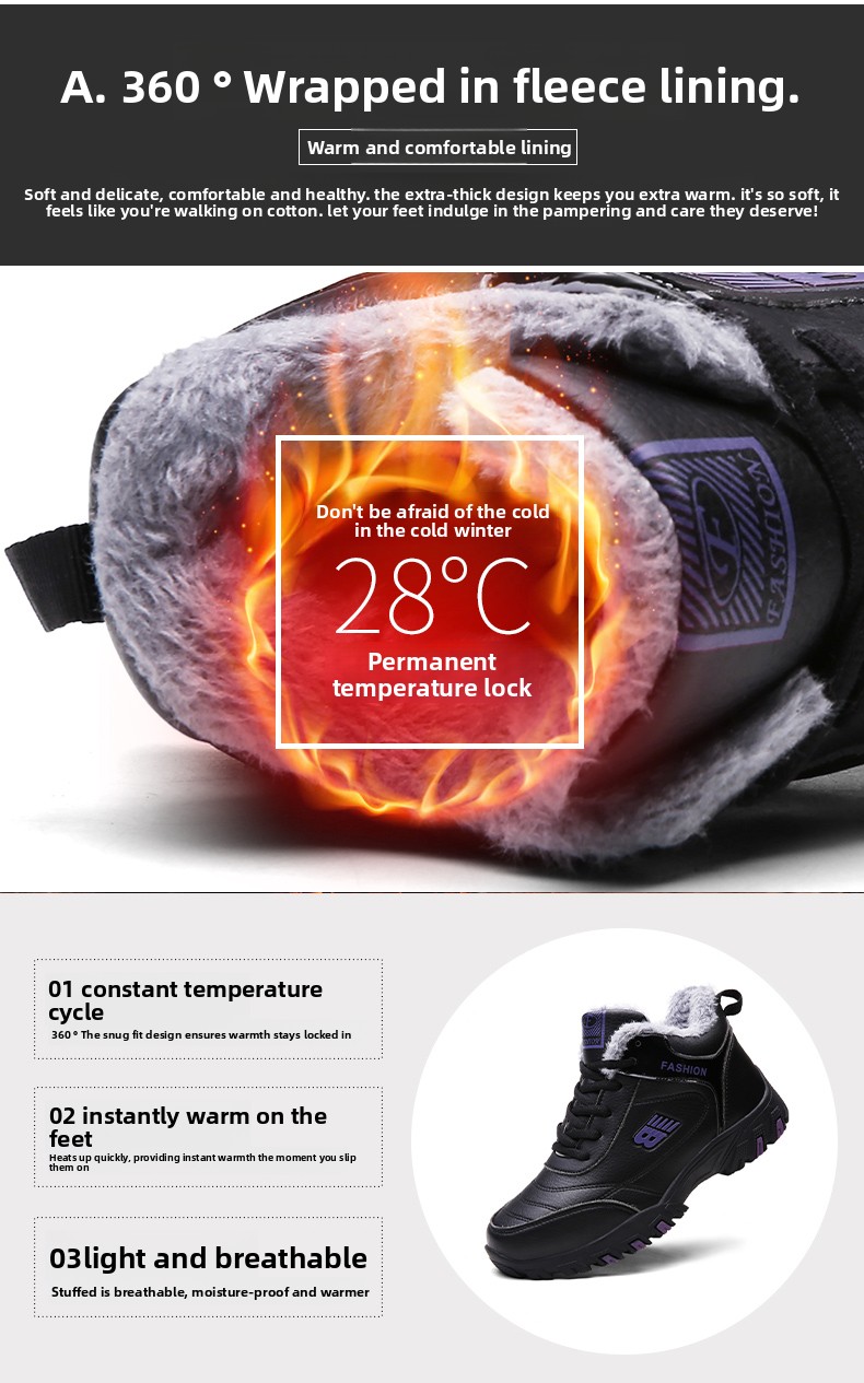 Women'S Trendy Outdoor Hiking Boots - Warm, Durable & Non-Slip with Elastic Lace-Up Closure, Ankle Support, Polyurethane Upper & Rubber Sole for All-Season Adventures, Hiking Accessories, Hiking Gear, Stylish Hiking Footwear, Secure Fit Footwear