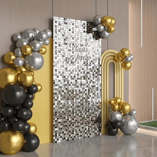 18pcs 36pcs square sequin glitter backdrop photobooth props for party events suitable for birthday anniversary wedding graduation and bachelorette party decorations the best props for photography
