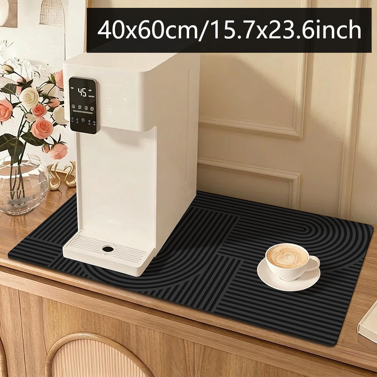 TEMU Tappetino Facile da Appoggiare con Fango di Diatomee, Antiscivolo, Tappetino da Caff癡, Tappetino Assorbente per Piano di Lavoro, Tappetino