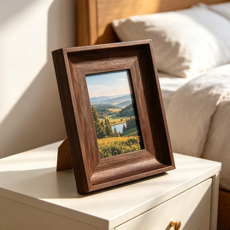 1pc Photo Frame, Suitable for 4x6 / 5x7 / 6x8 Photo Display, Light Luxury Couple Wedding Photo Frame for Living Room, Kitchen, Office, Bedroom, High-End Creative Photo Frame Decoration