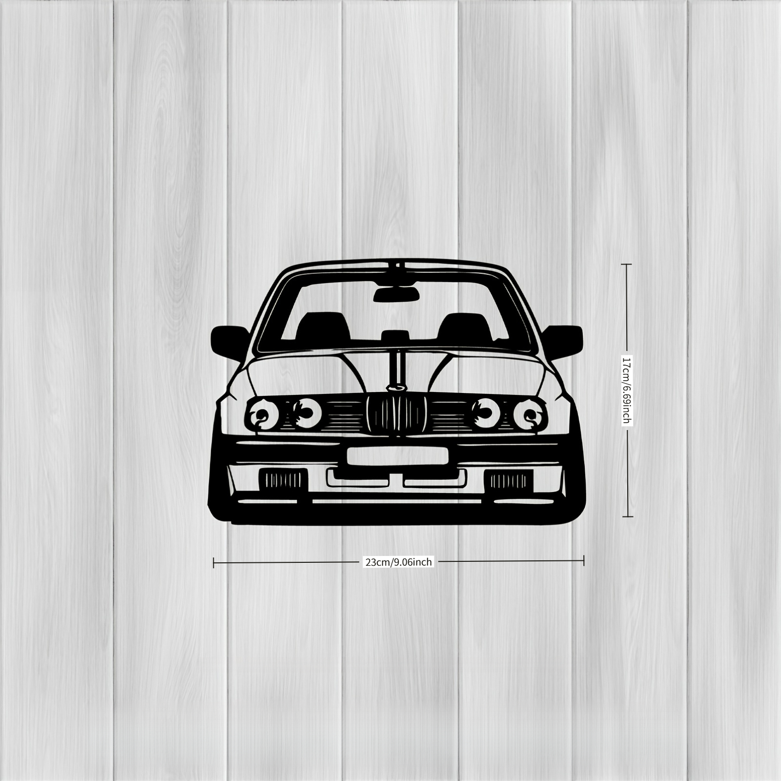 TEMU 2d Flat, A Wall Decorationâ Race Car Mural, Designed With Acrylic Material, Suitable For Garage Walls And Fence Decoration, A Unique Car-themed