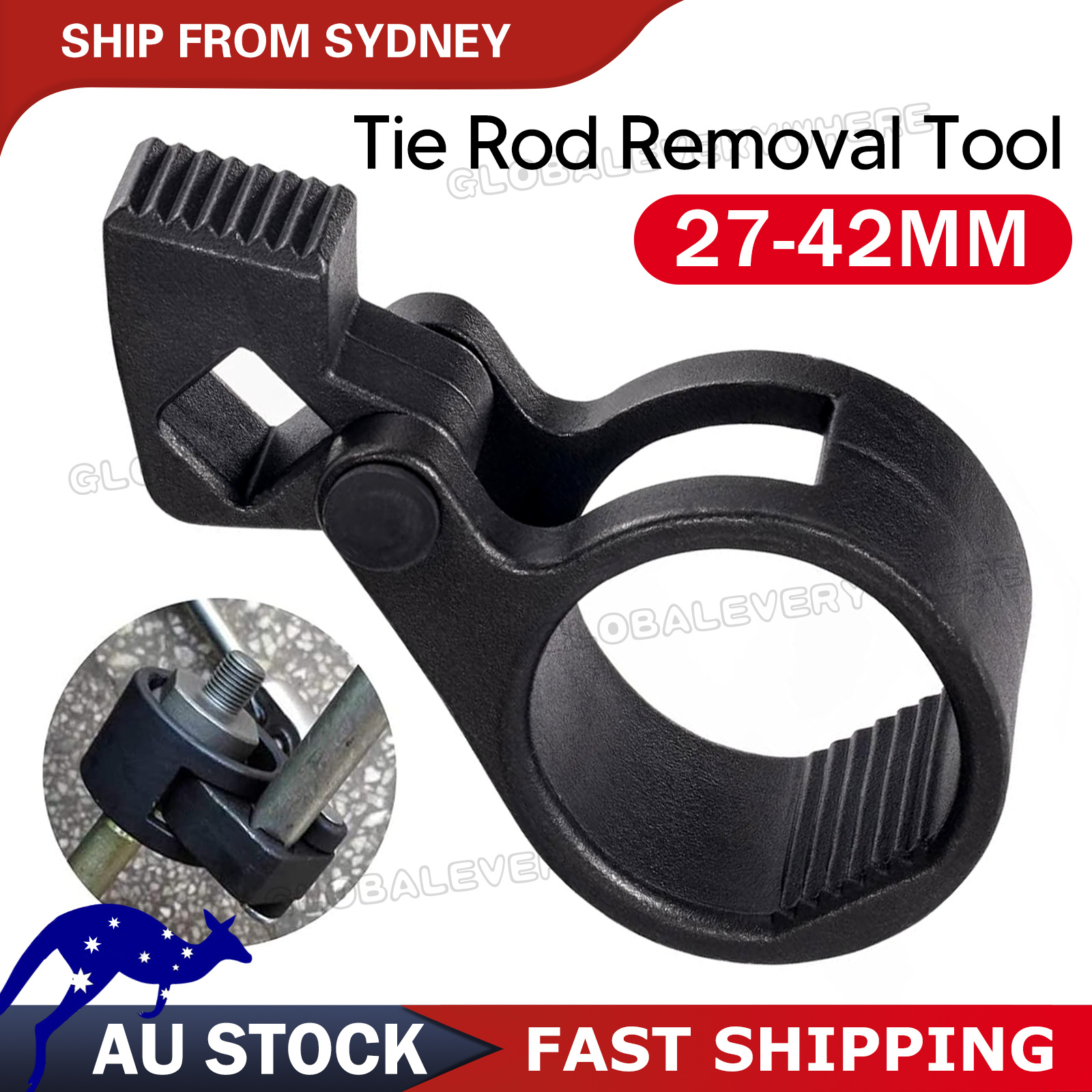 TEMU Inner Tie Rod Removal Tool End Remover Wrench Tool 27- 42mm Steering Rod Rack Universal