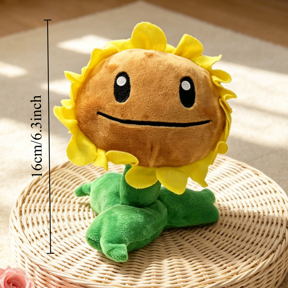 Sunflower & Potato Plush Dolls, Soft Stuffed Figures