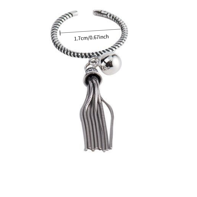 Vintage Bell Tassel Ring, Elegant Design for All Seasons