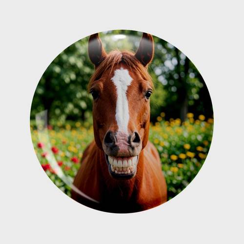 photo de l'article broche badge mode 2026, cheval avec flamme blanche dans un , parfait pour jeans, vêtements, sac à et chapeau, accessoire idéal pour festivals, événements, , cadeau créatif de haute valeur