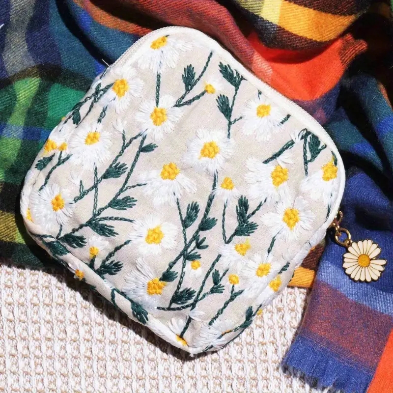 E-shop Damenbinden-Aufbewahrungstasche, Menstruationstasche, tragbare Damenbinden-Geldtasche mit niedlichem Münzfach großem Fassungsvermögen,