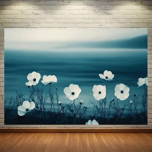 1pc floral and oceanthemed photography party props party banner background cloth