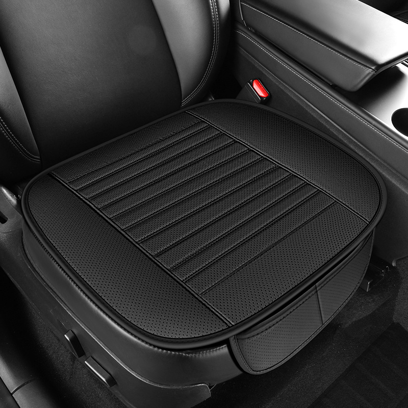 edge wrapping comfortable car front seat covers seat protectors anti slip   seat cushion covers for auto with faux leather Product details 0