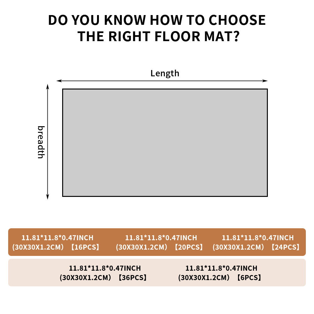 6/16/20/24/36 stuks in elkaar grijpende creatieve schuimmatten