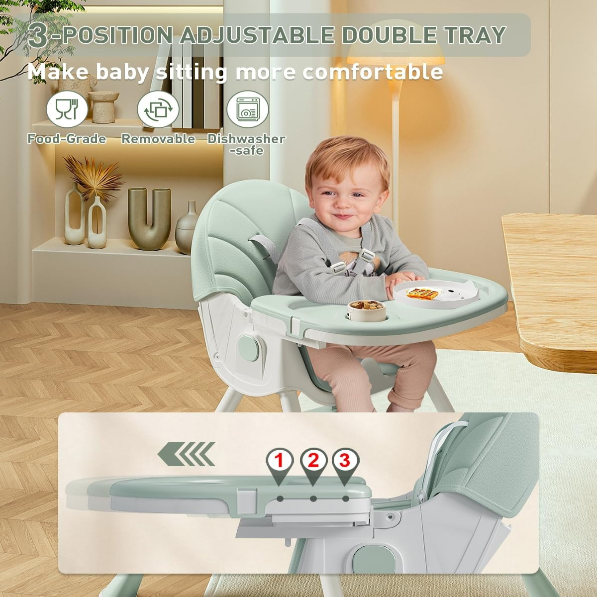 Cochildor Baby High Chair & Booster Seat