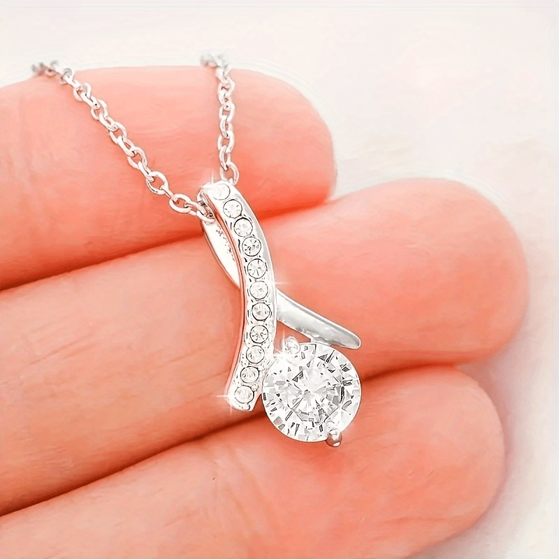 Elegant Pendant Necklace Gift Box for Granddaughter, Sentimental