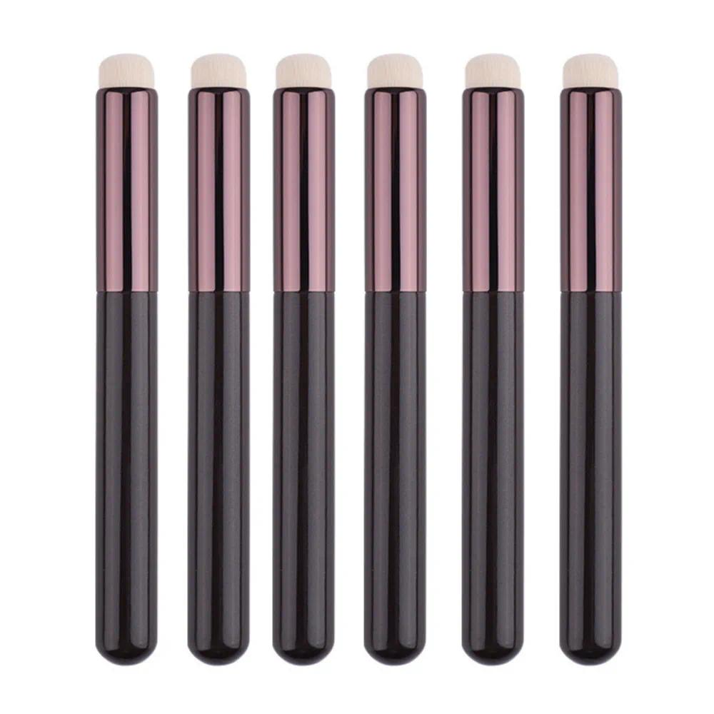 TEMU 6pcs Beginner Multi-use Makeup Brush Set: Used As Eyeshadow Base Brush, Blending Transition Brush, Color Eyeshadow Brush, Eyebrow Shaping And